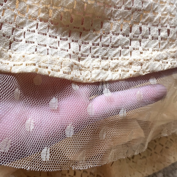 Revolve J.O.A. Lace Detail Ruffle Hem Mini Dress - Picture 6 of 7